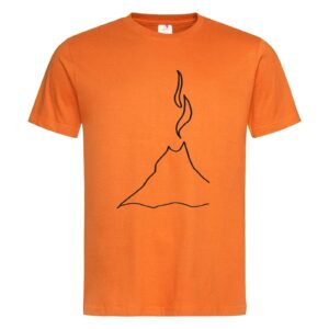 Kid T-shirt Vulcano stilizzato